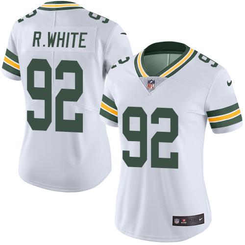 Nike Packers #92 Reggie White White Women's Stitched NFL Vapor Untouchable Limited Jersey
